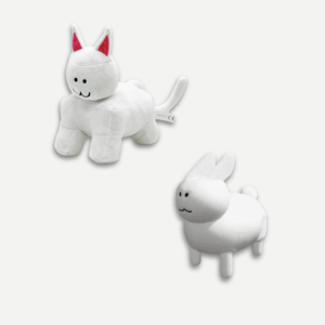 Roblox Gubby and Roblox Classic Cat Plush