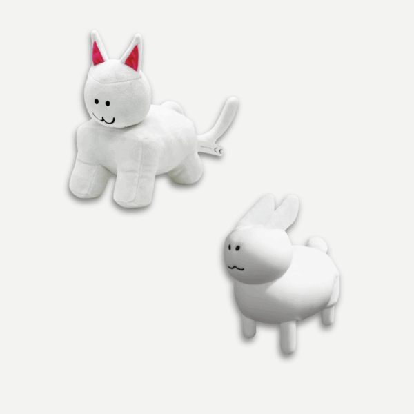 Roblox Gubby and Roblox Classic Cat Plush